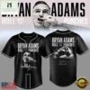 Bryan Adams Roll With The Punches Tour 2026 27 Signature Black Baseball Jersey, Concert Baseball Jersey Bryan Adams Roll With The Punches Tour 2026 27 Signature Black Baseball Jersey