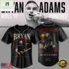 Bryan Adams Roll With The Punches Tour 2026 Signed Baseball Jersey, Concert Baseball Jersey Bryan Adams Roll With The Punches Tour 2026 Signed Baseball Jersey