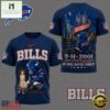 Buffalo Bills NFL 9 11 25th Anniversary Never Forget Memorial 3D T Shirt, NFL Sporty Shirt Buffalo Bills Nfl 9 11 25th Anniversary Never Forget Memorial 3D T Shirt