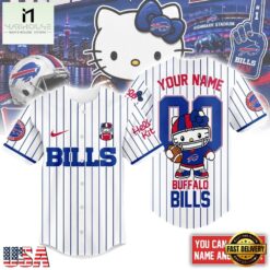 Buffalo Bills NFL Kitty Game Day Custom Baseball Jersey Shirt , NFL Game Day Jersey Buffalo Bills Nfl Kitty Game Day Custom Baseball Jersey Shirt