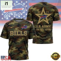 Buffalo Bills NFL Veterans US Army Camo New Design 3D Shirt , NFL Sporty Shirt Buffalo Bills Nfl Veterans US Army Camo New Design 3D Shirt