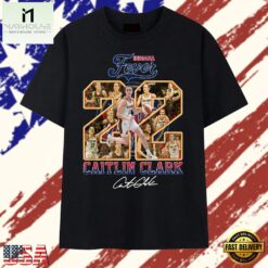 Caitlin Clark #22 Indiana Fever Signature Number Collage T Shirt , Stylish 2D Graphic Shirt Caitlin Clark 22 Indiana Fever Signature Number Collage T Shirt