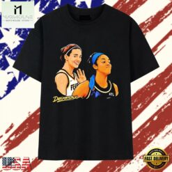 Caitlin Clark Indiana Fever and Rhyne Howard Atlanta Dream T Shirt, Stylish 2D Graphic Shirt Caitlin Clark Indiana Fever And Rhyne Howard Atlanta Dream T Shirt