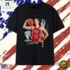 Caitlin Clark USA Basketball #12 Signature Photo Collage Graphic T Shirt, Stylish 2D Graphic Shirt Caitlin Clark Usa Basketball 12 Signature Photo Collage Graphic T Shirt