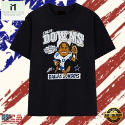 Caleb Downs The Quarterback Wrangler Dallas Cowboys T Shirt , Stylish 2D Graphic Shirt Caleb Downs The Quarterback Wrangler Dallas Cowboys T Shirt