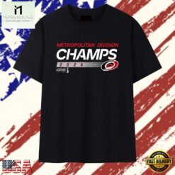 Carolina Hurricanes 2026 Metropolitan Division Champions T Shirts , Stylish 2D Graphic Shirt Carolina Hurricanes 2026 Metropolitan Division Champions T Shirts