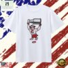 Carolina Hurricanes Stormy Mascot Holding the Stanley Cup T Shirt , Stylish 2D Graphic Shirt Carolina Hurricanes Stormy Mascot Holding The Stanley Cup T Shirt