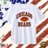 Chicago Bears football team logo NFL T Shirt, Stylish 2D Graphic Shirt Chicago Bears Football Team Logo Nfl T Shirt