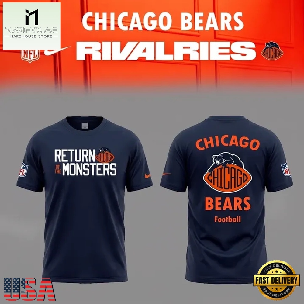 Chicago Bears NFL Return Of The Monsters 2026 Limited Edition 3D Shirt, Hot 3D Shirt Trend Chicago Bears NFL Return Of The Monsters 2026 Limited Edition 3D Shirt, Hot 3D Shirt Trend