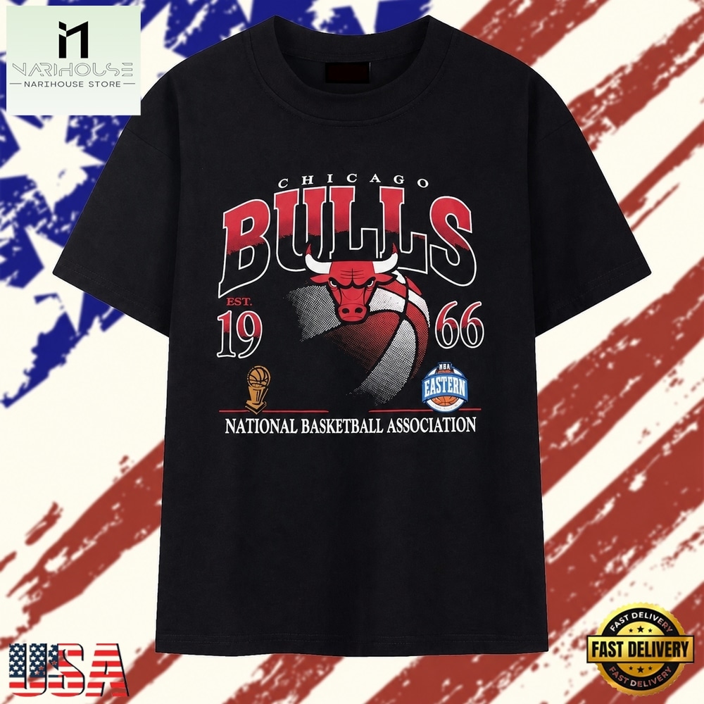 Chicago Bulls Est 1966 National Basketball Association T Shirt, Stylish 2D Graphic Shirt Chicago Bulls Est 1966 National Basketball Association T Shirt, Stylish 2D Graphic Shirt