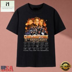 Chicago Fire 15th Anniversary 2012 2027 Cast Signatures T Shirt, Music Fan 2D Shirt Chicago Fire 15th Anniversary 2012 2027 Cast Signatures T Shirt