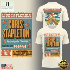 Chris Stapleton All American Road Show 2026 New T Shirt , Music Fans 3D T Shirt Chris Stapleton All American Road Show 2026 New T Shirt