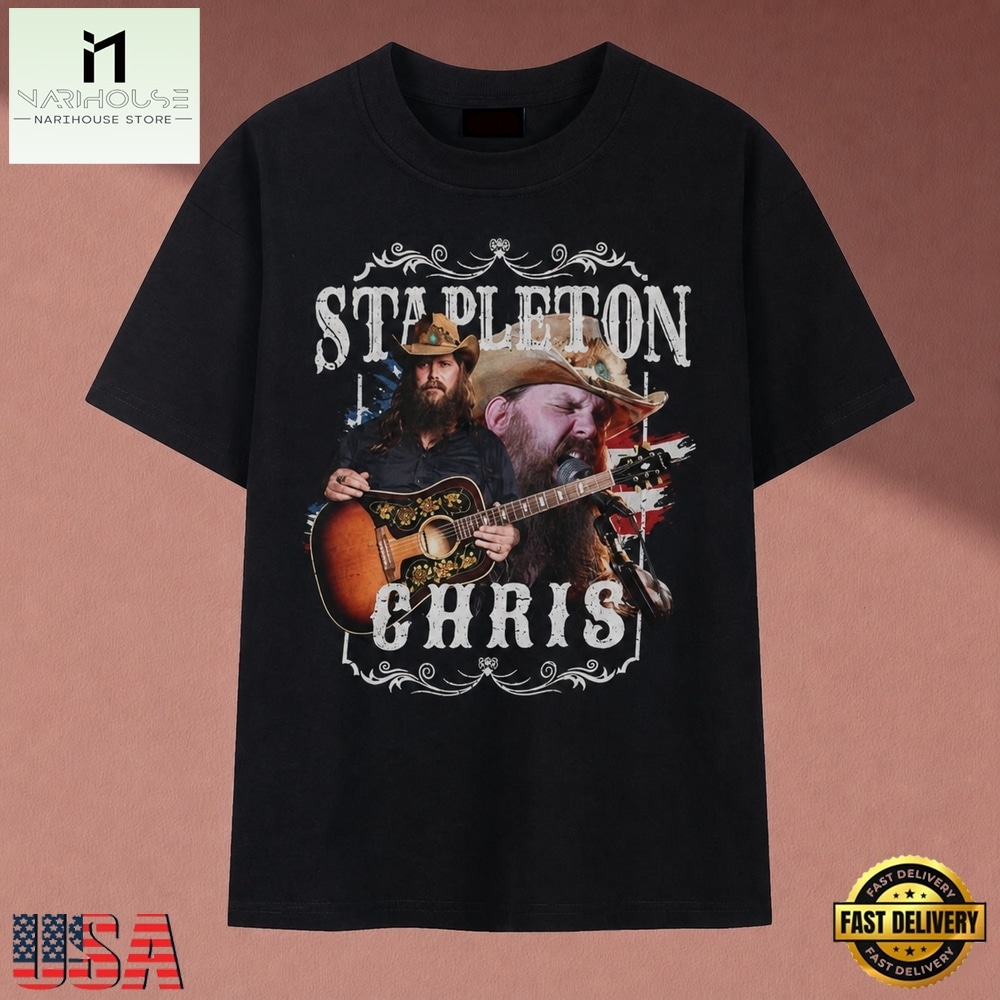 Chris Stapleton Vintage Country Rock Graphic T Shirt, Music Fan 2D Shirt Chris Stapleton Vintage Country Rock Graphic T Shirt, Music Fan 2D Shirt