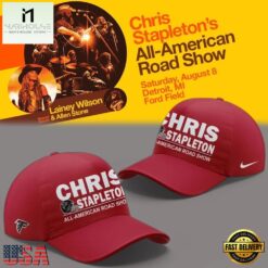Chris Stapleton x Atlanta Falcons All American Road Show 2026 Red Cap