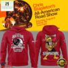 Chris Stapleton x Atlanta Falcons Mascot All American Road Show 2026 Red Hoodie, Popular 3D Music Tee Chris Stapleton X Atlanta Falcons Mascot All American Road Show 2026 Red Hoodie
