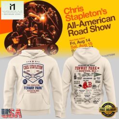 Chris Stapleton x Fenway Park All American Road Show 2026 Hoodie , Popular 3D Music Tee Chris Stapleton X Fenway Park All American Road Show 2026 Hoodie
