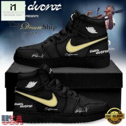 Cian Ducrot The Dream Ship Tour 2026 Signature Black Air Jordan 1 Shoes