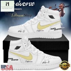 Cian Ducrot The Dream Ship Tour 2026 Signature White Air Jordan 1 Shoes
