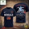 Cincinnati Bengals NFL Honoring 25 Years Remembering September 11 T Shirt, NFL Sporty Shirt Cincinnati Bengals Nfl Honoring 25 Years Remembering September 11 T Shirt