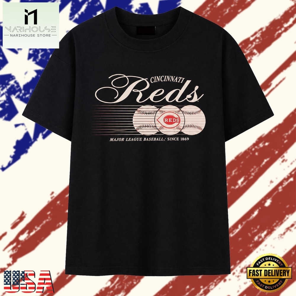 Cincinnati Reds Major League Baseball Since 1869 T Shirt, Stylish 2D Graphic Shirt Cincinnati Reds Major League Baseball Since 1869 T Shirt, Stylish 2D Graphic Shirt