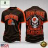 Cleveland Browns NFL Till I’m Dead Forever Skull Fan Pride 3D Shirt, NFL Sporty Shirt Cleveland Browns Nfl Till I M Dead Forever Skull Fan Pride 3D Shirt