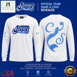 Cleveland Sirens 2028 WNBA Primary Logo Long Sleeve Shirt , Trending New Design Shirt Cleveland Sirens 2028 Wnba Primary Logo Long Sleeve Shirt