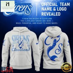 Cleveland Sirens 2028 WNBA Primary Logo Sky High Cream Hoodie , Trending New Design Shirt Cleveland Sirens 2028 Wnba Primary Logo Sky High Cream Hoodie