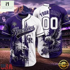 Colorado Rockies 2026 MLB Eagle America Personalized Baseball Jersey , MLB Sports Baseball Jersey Colorado Rockies 2026 Mlb Eagle America Personalized Baseball Jersey