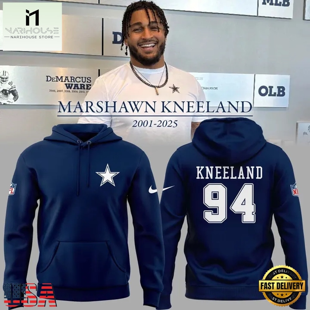 Dallas Cowboys In Memoriam Marshawn Kneeland Navy Hoodie, Popular 3D Music Tee Dallas Cowboys In Memoriam Marshawn Kneeland Navy Hoodie, Popular 3D Music Tee