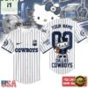 Dallas Cowboys NFL Kitty Game Day Custom Baseball Jersey Shirt , NFL Game Day Jersey Dallas Cowboys Nfl Kitty Game Day Custom Baseball Jersey Shirt