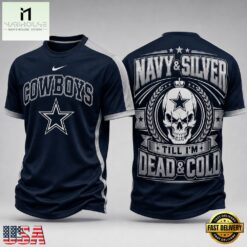 Dallas Cowboys NFL Till I’m Dead Forever Skull Fan Pride 3D Shirt, NFL Sporty Shirt Dallas Cowboys Nfl Till I M Dead Forever Skull Fan Pride 3D Shirt