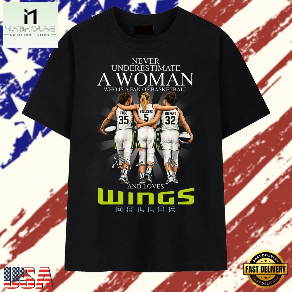 Dallas Wings Fan Shirt, Never Underestimate A Woman Who Loves Basketball T Shirt , Stylish 2D Graphic Shirt Dallas Wings Fan Shirt, Never Underestimate A Woman Who Loves Basketball T Shirt , Stylish 2D Graphic Shirt