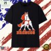 Denver Broncos Mascot Logo NFL Football T Shirt, Stylish 2D Graphic Shirt Denver Broncos Mascot Logo Nfl Football T Shirt