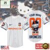 Denver Broncos NFL Kitty Game Day Custom Baseball Jersey Shirt , NFL Game Day Jersey Denver Broncos Nfl Kitty Game Day Custom Baseball Jersey Shirt