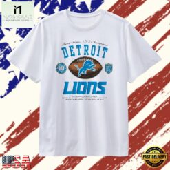 Detroit Lions four time NFL champions one pride T Shirt, Stylish 2D Graphic Shirt Detroit Lions Four Time Nfl Champions One Pride T Shirt