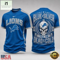 Detroit Lions NFL Till I’m Dead Forever Skull Fan Pride 3D Shirt, NFL Sporty Shirt Detroit Lions Nfl Till I M Dead Forever Skull Fan Pride 3D Shirt