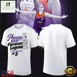Diana Taurasi #3 Phoenix Mercury 20 Years 1 Team Portrait T Shirt, Hot 3D Shirt Trend Diana Taurasi 3 Phoenix Mercury 20 Years 1 Team Portrait T Shirt