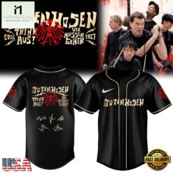 Die Toten Hosen Trink Aus Wir Müssen Gehen Tour 2026 27 Black Baseball Jersey , Concert Baseball Jersey Die Toten Hosen Trink Aus Wir Mussen Gehen Tour 2026 27 Black Baseball Jersey