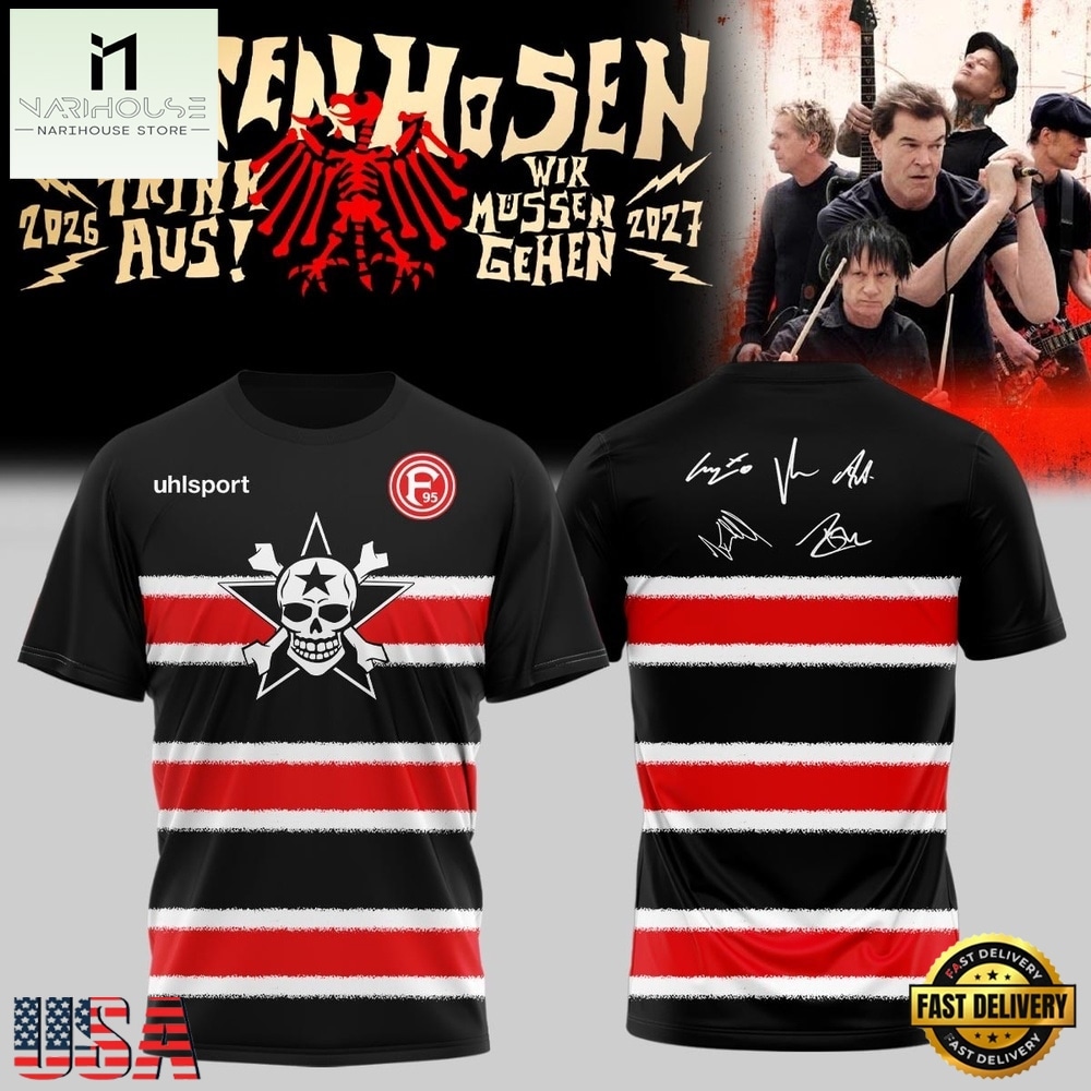 Die Toten Hosen Trink Aus Wir Müssen Gehen Tour 2026 27 New Design T Shirt , Popular 3D Music Tee Die Toten Hosen Trink Aus Wir Müssen Gehen Tour 2026 27 New Design T Shirt , Popular 3D Music Tee