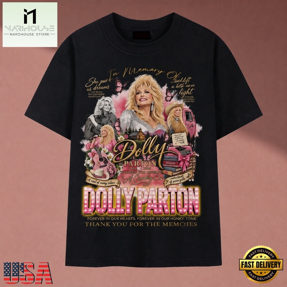 Dolly Parton Forever In Our Honky Tonk Vintage Graphic T Shirt, Music Fan 2D Shirt Dolly Parton Forever IN Our Honky Tonk Vintage Graphic T Shirt