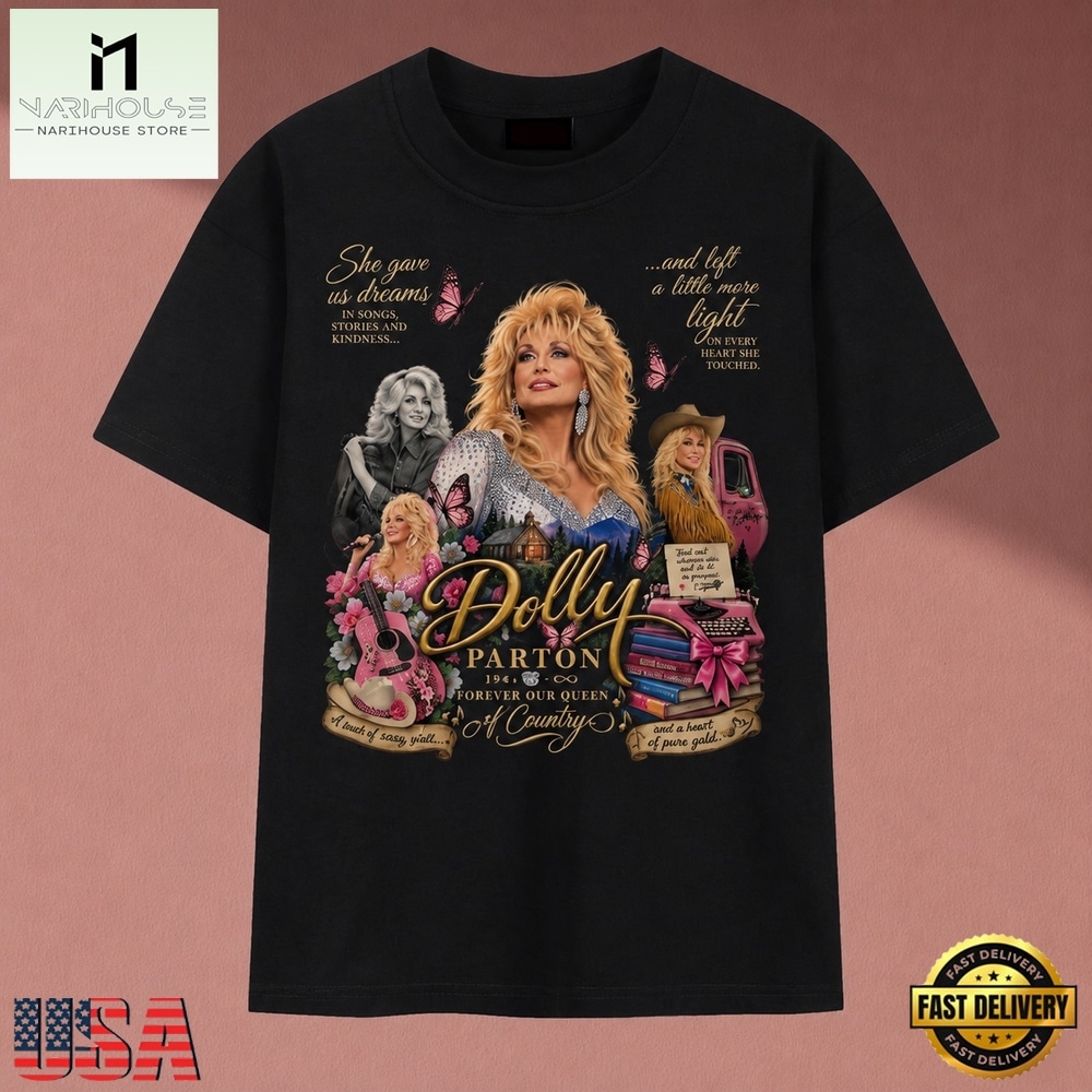 Dolly Parton Forever Our Queen Of Country Vintage Graphic T Shirt, Music Fan 2D Shirt Dolly Parton Forever Our Queen Of Country Vintage Graphic T Shirt, Music Fan 2D Shirt