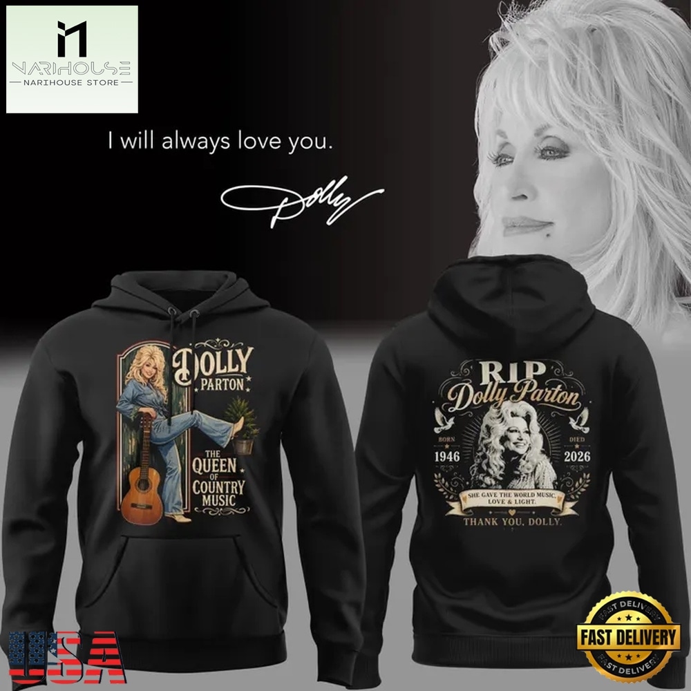 Dolly Parton Rest In Peace The Queen Of Country Music 1946 2026 Black Hoodie, Popular 3D Music Tee Dolly Parton Rest In Peace The Queen Of Country Music 1946 2026 Black Hoodie, Popular 3D Music Tee