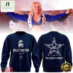 Dolly Parton The Queen of Country x Dallas Cowboys Sweatshirt, Popular 3D Music Tee Dolly Parton The Queen OF Country X Dallas Cowboys Sweatshirt