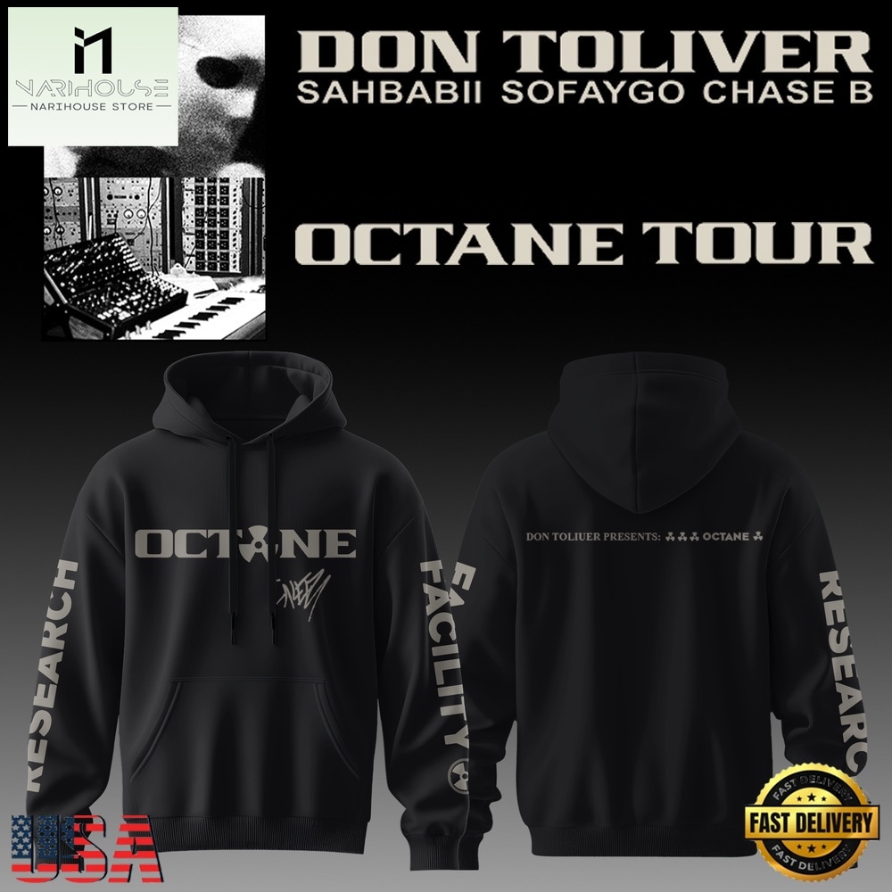 Don Toliver Octane Tour Signature 2026 Hoodie, Popular 3D Music Tee Don Toliver Octane Tour Signature 2026 Hoodie, Popular 3D Music Tee