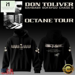 Don Toliver Octane Tour Signature 2026 New Design Hoodie, Popular 3D Music Tee Don Toliver Octane Tour Signature 2026 New Design Hoodie