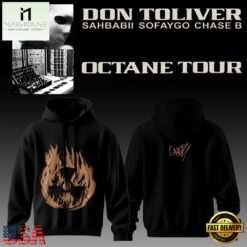 Don Toliver Octane Tour Signature 2026 Special New Hoodie, Popular 3D Music Tee Don Toliver Octane Tour Signature 2026 Special New Hoodie