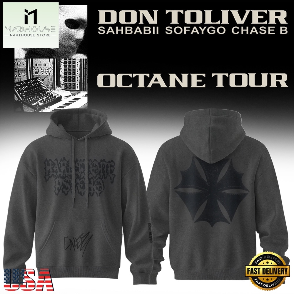 Don Toliver Octane Tour Signed 2026 3D Hoodie, Popular 3D Music Tee Don Toliver Octane Tour Signed 2026 3D Hoodie, Popular 3D Music Tee
