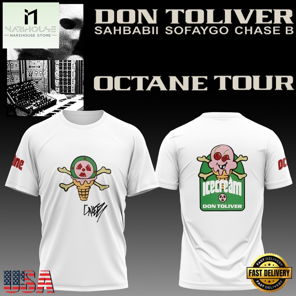 Don Toliver Octane Tour Signed 2026 All Over Print Shirt, Popular 3D Music Tee Don Toliver Octane Tour Signed 2026 All Over Print Shirt, Popular 3D Music Tee