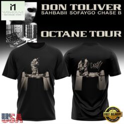 Don Toliver Octane Tour Signed 2026 T Shirt, Popular 3D Music Tee Don Toliver Octane Tour Signed 2026 T Shirt