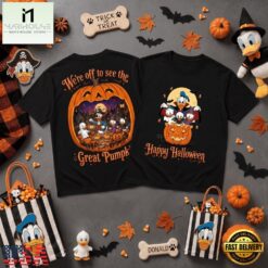 Donald Duck Halloween Night Great Pumpkin T Shirt, Popular 3D Music Tee Donald Duck Halloween Night Great Pumpkin T Shirt